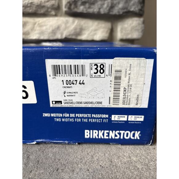 Birkenstock Cincinnati EU Size 38 Women’s US Size 7 Narrow Suede Sneakers - Picture 9 of 9